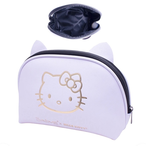 NWT ⚜️ HELLO KITTY Golden Y2K Cutie Makeup Pouch - Picture 3 of 4